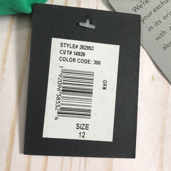 Marina green dress size 12 NWT - Picture 6 of 10